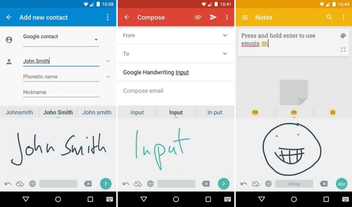 Новое мобильное приложение для распознавания рукописного текста от Google