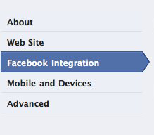Creating a Facebook app: step one