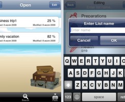uPackingList entering list name