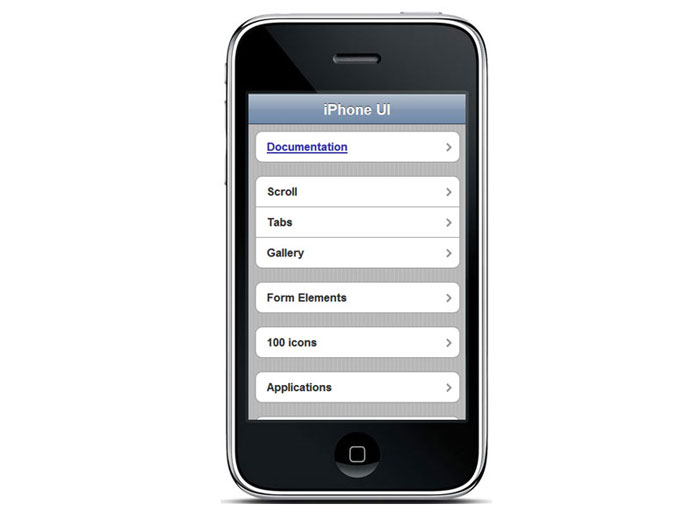 jQuery iPhone UI - Menu