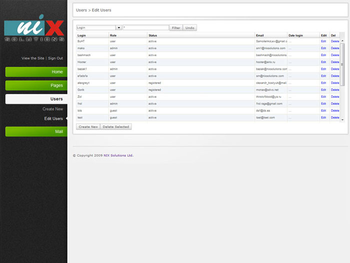 ZFCore - Backend example