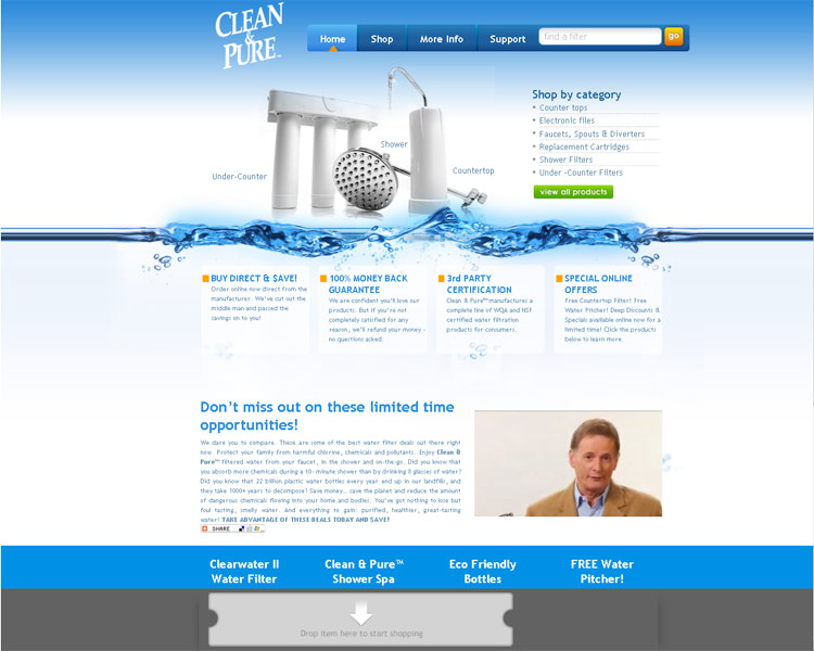 Clearwater. Home page. 1st part