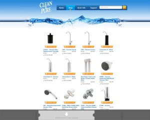 Clearwater. Shop page