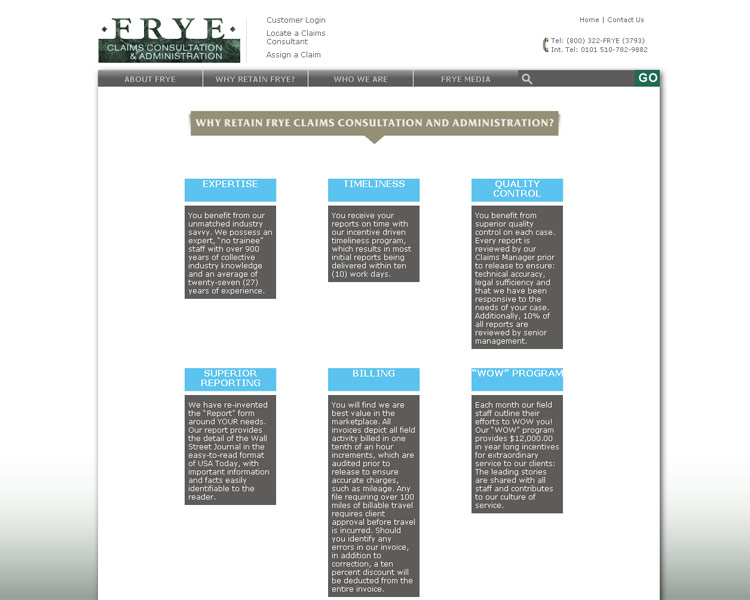 Frye. Retain page