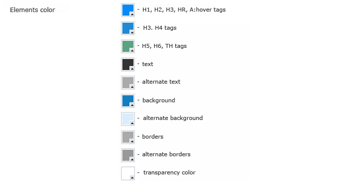 How to create WordPress Theme: colors settings