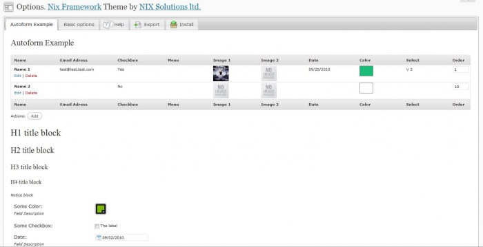 Custom WordPress Framework Autoform Custom WordPress Framework Autoform