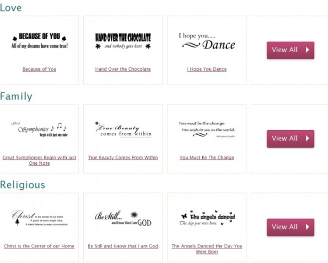 Signature Decals – Catalog
