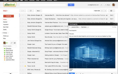 Новий інтерфейс Gmail