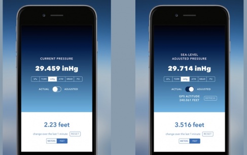 Барометр в iPhone 6 тепер прогнозує погоду