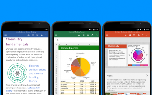 Microsoft оновила офісні застосування для Android