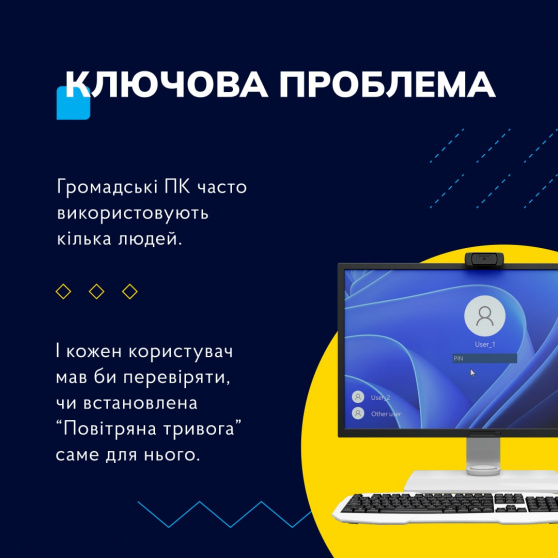 “Повітряна тривога” для Windows від NIX