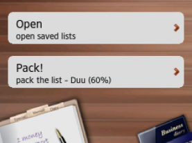 Download uPackingList 1.0.0 for OS bada 2.0+