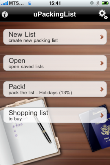 Packing List App (To-Do’s) for iPhone, iPad and for Travel