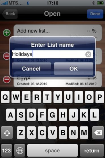 Packing List App (To-Do’s) for iPhone, iPad and for Travel