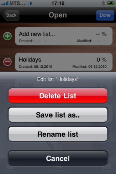 Packing List App (To-Do’s) for iPhone, iPad and for Travel