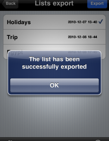 Packing List App (To-Do’s) for iPhone, iPad and for Travel