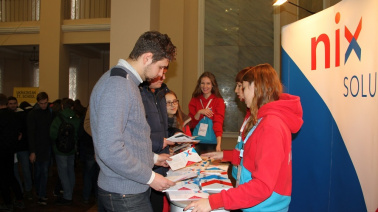 NIX Solutions HRs at job fairs
