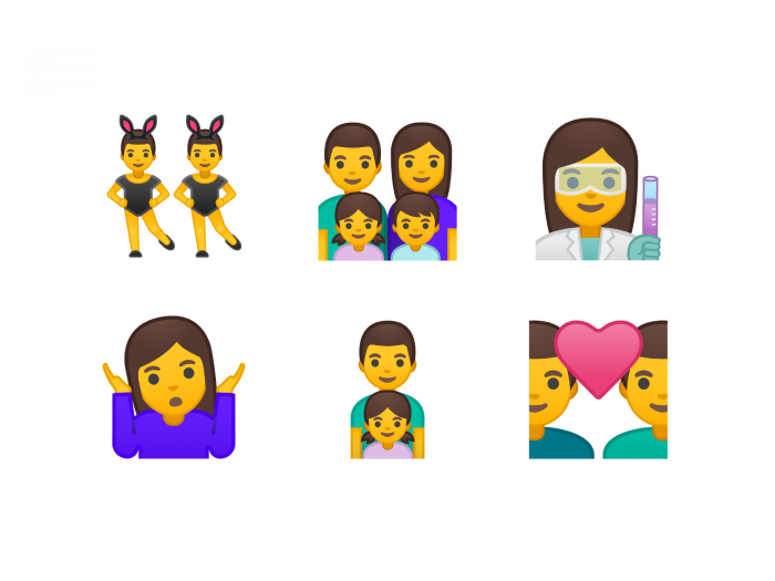 What stands behind the new Android emojis